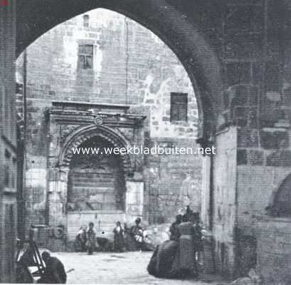 Isral, 1917, Jeruzalem, Jeruzalem. Kijkje in een straat