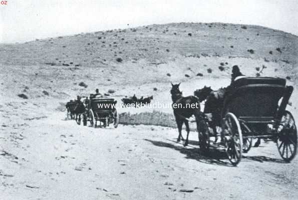Isral, 1917, Jeruzalem, Jeruzalem. Op weg naar Jericho