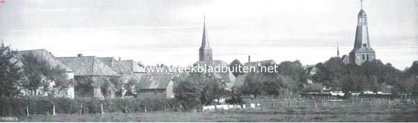 Gelderland, 1917, Silvolde, De Schuijlenburg. Gezicht op het nabijgelegen dorp Silvolde