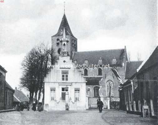 Noord-Brabant, 1917, Halsteren, Het Raadhuis te Halsteren vr de restauratie