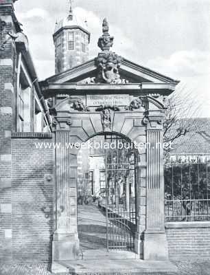 Noord-Holland, 1917, Alkmaar, Het Hof van Sonoy te Alkmaar, Het poortje van Bardes