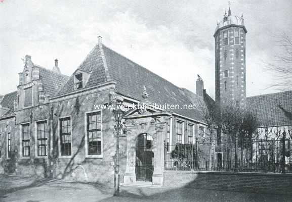 Noord-Holland, 1917, Alkmaar, Het Hof van Sonoy. Poortje, toren en Groote Zaal van Bardes