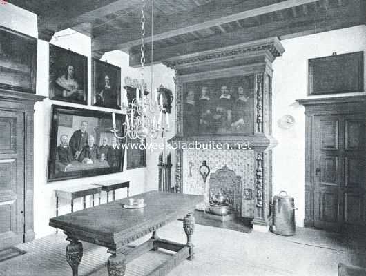 Noord-Holland, 1917, Alkmaar, Het Hof van Sonoy. Regentenkamer in het Huis van Achten