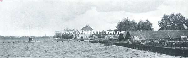 Drenthe, 1917, Paterswolde, Aan den vierden Bondswandelweg. Gezicht op het Paterswolders Meer