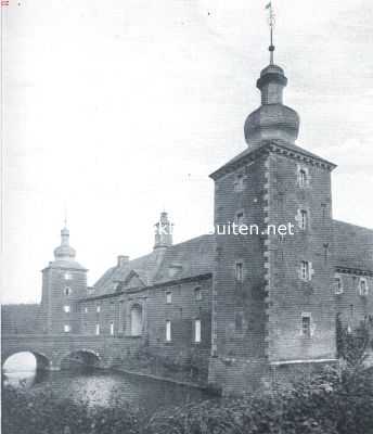 Limburg, 1917, Gulpen, Het kasteel Nieuwburg te Gulpen. Het poortgebouw gezien van het Zuiden