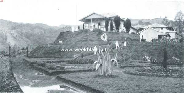 Indonesi, 1917, Tosari, Naar de Bromo. Een paviljoen voor zieken en herstellenden van het sanatorium Tosari