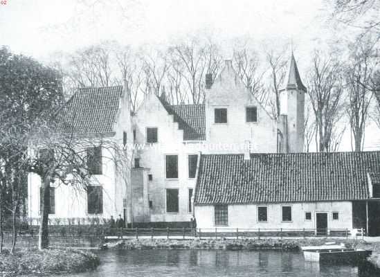 Zuid-Holland, 1917, Rhoon, Het Huis te Rhoon, achterzijde