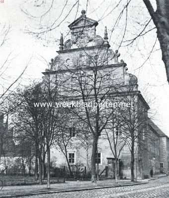 Duitsland, 1917, Wittenberg, Wittenberg. Het Augusteum, dienstdoende als godgeleerd seminarium en in de tweede helft der 16de eeuw gebouwd op het terrein van het Augustijnerklooster