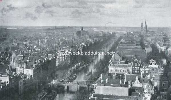 Op den Westerkerktoren. Gezicht naar het Noorden