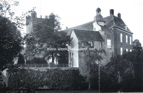 Gelderland, 1918, 's-Heerenberg, Het Huis Bergh. Het kasteel van het zuiden gezien