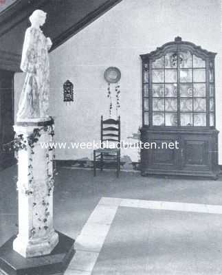 Gelderland, 1918, 's-Heerenberg, Het Huis Bergh. Hoekje bij de trap