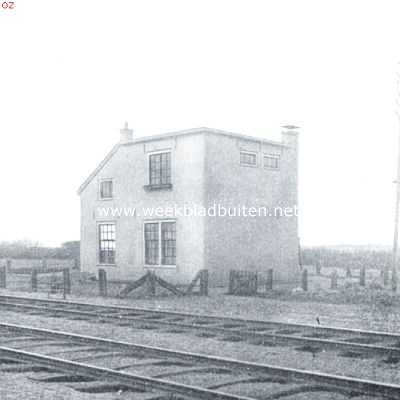 Utrecht, 1918, Assel, Landelijke bouwkunst. Smakelooze baanwachterswoning op Assel, korten tijd geleden gebouwd