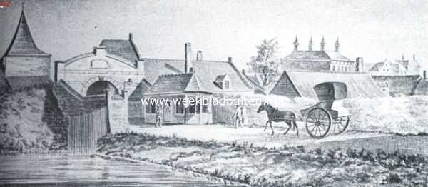 Zeeland, 1918, Goes, Goes. De s Heer Hendrikskinderen- of Westpoort, gesloopt in 1847
