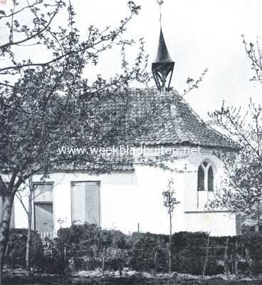 Utrecht, 1918, Isselt, De kapel van Isselt. Het adelijke huis van Isselt en de kapel in de achttiende eeuw. Naar de tekening van C. Pronk
