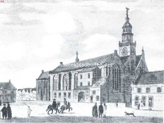 Purmerend. De Groote of St. Nicolaaskerk, afgebroken in 1851