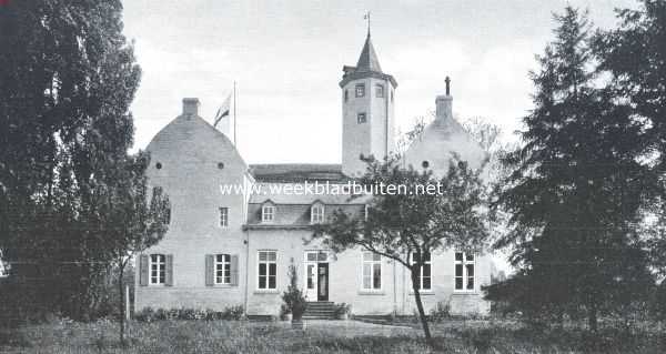 Limburg, 1918, Meerssen, Het kasteel Jerusalem bij Meerssen. Noord (achter-)zijde
