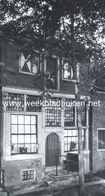 Noord-Holland, 1918, Hoorn, Geveltje aan den Binnen-Luiendijk te Hoorn