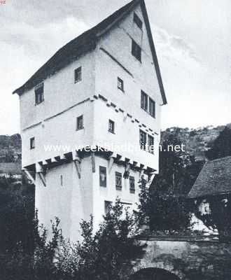 Duitsland, 1918, Rothenburg ob der Tauber, Rothenburg ob der Tauber. Het Toplerslot