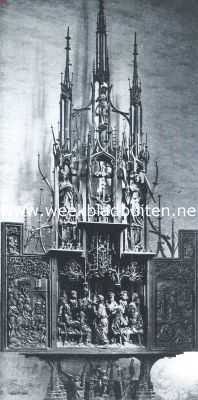 Duitsland, 1918, Rothenburg ob der Tauber, Rothenburg ob der Tauber. Het altaar van het 