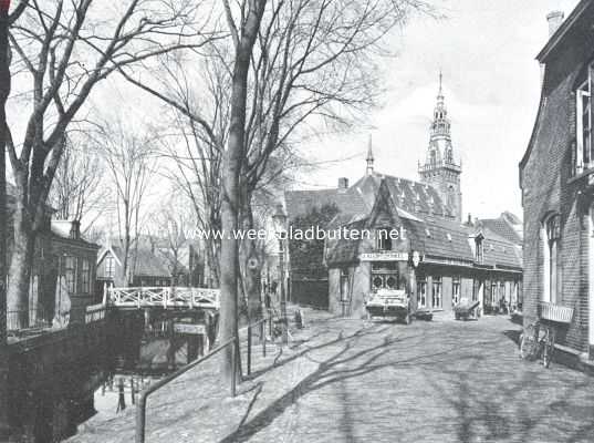 Noord-Holland, 1918, Schagen, Gezicht in het dorp Schagen