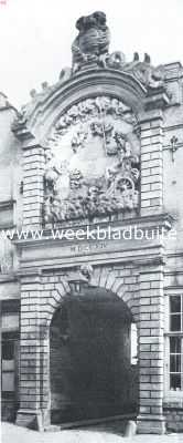 Belgi, 1918, Ieperen, Het Neptunuspoortje te Yperen vr de verwoesting der stad