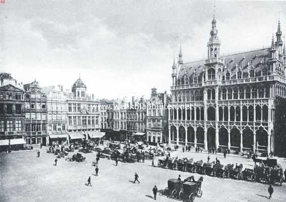 De Groote Markt te Brussel, waar de graven van Egmond en Hoorne 5 Juni 1568 onthoofd werden.Voor hun terechtstelling hebben zij terecht gezeten in het Broodhuis (Maison de Roi), het monumentale gebouw rechts op onze afbeelding