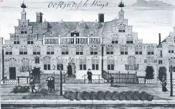 Zuid-Holland, 1918, Delft, Het Oost-Indische Huis te Delft, vr de verbouwing van 1722