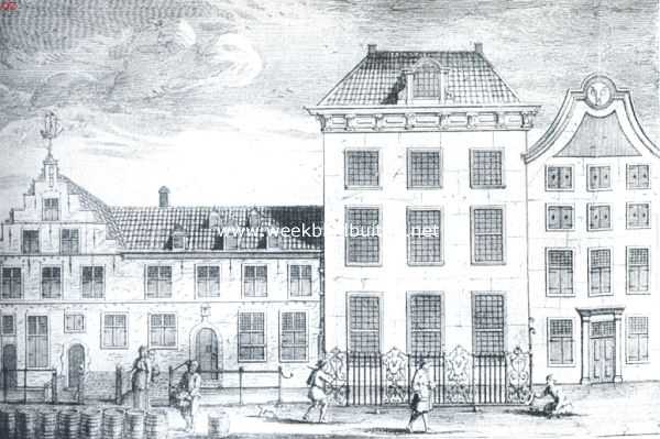 Zuid-Holland, 1918, Delft, Het Oost-Indische Huis te Delft, na de verbouwing in 1722
