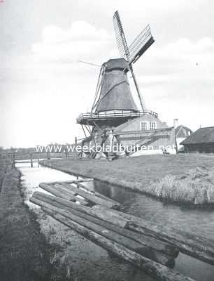 Utrecht, 1918, Utrecht, Houtzaagmolen aan den Krommen Rijn bij Utrecht