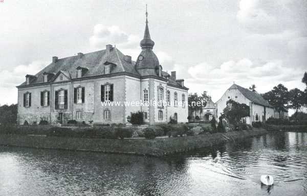 Limburg, 1918, Maastricht, Het kasteel Meerssenhoven, gezien van zuidoosten