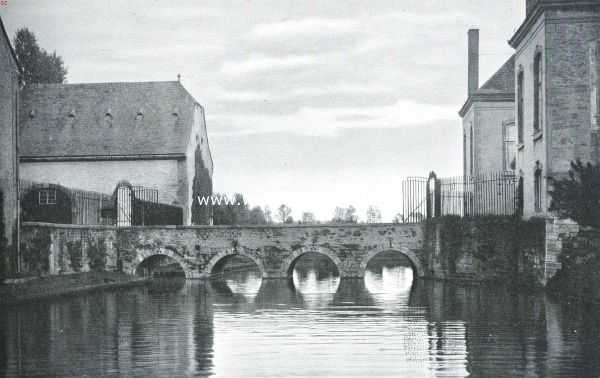 Limburg, 1918, Maastricht, Het kasteel Meerssenhoven. De stoeterij