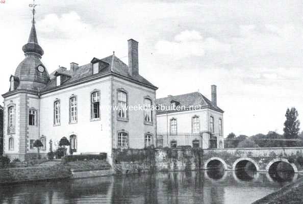 Limburg, 1918, Maastricht, Het kasteel Meerssenhoven. Van het zuidwesten gezien