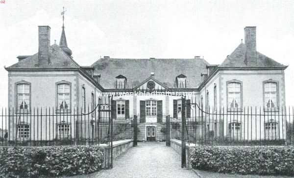 Limburg, 1918, Maastricht, Het kasteel Meerssenhoven, noordzijde (front)
