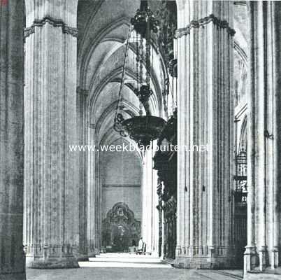 Spanje, 1918, Sevilla, De kathedraal van Sevilla, inwendig