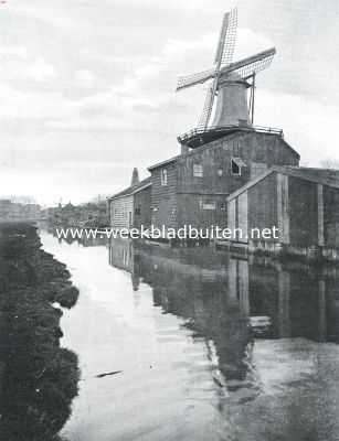 Noord-Holland, 1918, Zaandam, De Zaanstreek. Bij het Blauwe Pad