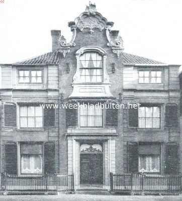 Noord-Holland, 1918, Zaandam, Het fraaie Huis Westzijde 38 te Zaandam