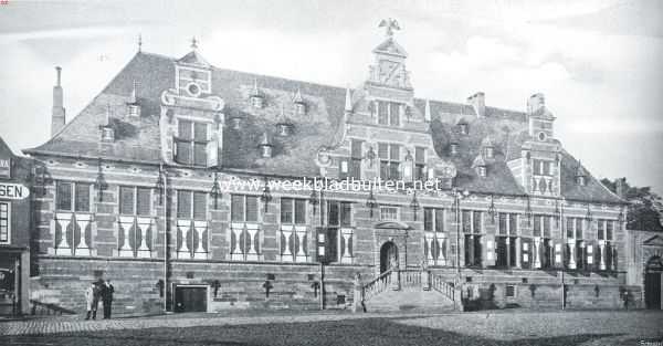 De gebouwen der Oost-Indische Compagnie. Het gebouw van de Colveniers te Middelburg, van 1788 tot 1795 dept van de militairen der Kamer Zeeland O.-I. C., thans Militair Hospitaal