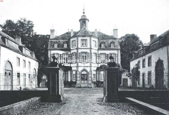 Limburg, 1918, Sittard, Het kasteel van Obbicht, front