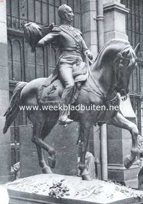 Het paard in de beeldende kunst. Model van het ruiterstandbeeld van Willem II te Luxemburg in het Rijksmuseum