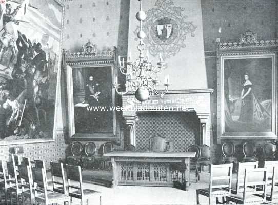 Sint Nicolaas. De Trouwzaal in het Stadhuis