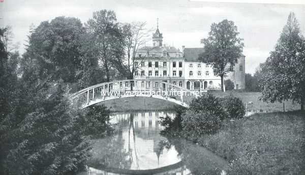 Limburg, 1918, Limmel, Het kasteel Bethlehem, uit de tuinen gezien