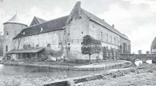 Limburg, 1918, Limmel, Het kasteel Bethlehem. Het oude gedeelte, gezien uit het Noordwesten