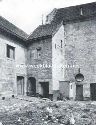 Limburg, 1918, Limmel, Het kasteel Bethlehem. Overgebleven gedeelte van 't vroegere slot; de Gothische ramen zijn dichtgemetseld