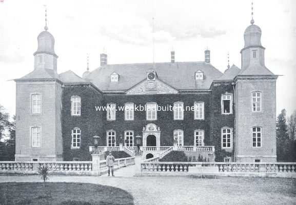 Limburg, 1918, Swalmen, Het kasteel Hillenrade bij Swalmen, dat den ex-kroonprins van Duitschland als verblijfplaats is aangewezen