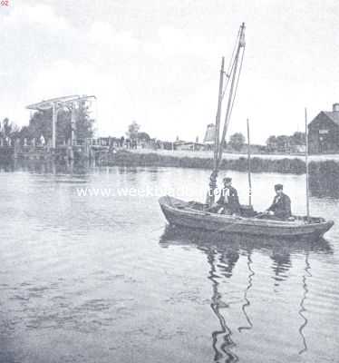 Zuid-Holland, 1918, Rotterdam, De Rotte en haar omgeving. Gezicht op Crooswijck