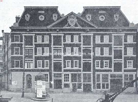 Het West-Indisch Huis te Amsterdam. Het West-Indische Buitenhuis, gebouwd in 1642 en zetel der Compagnie van 1747 tot 1674