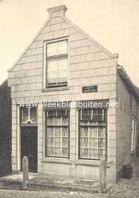 Zeeland, 1919, Brouwershaven, Brouwershaven. Het geboorthuis van Cats in zijn tegenwoordige gedaante