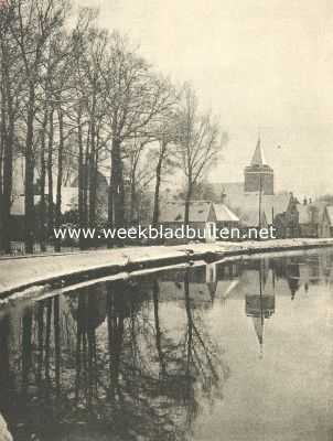 Utrecht, 1919, Vreeland, In Vreeland aan de Vecht op een winterschen dag
