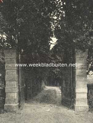 Gelderland, 1919, Well, Toegangslaan van het slot Well (Huis van Malsem) in den Bommelerwaard