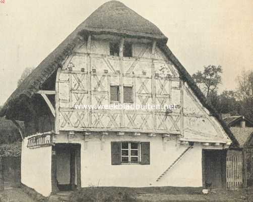 Gelderland, 1919, Arnhem, Het Nederl. Openlucht Museum. Boerenwoning te Nijwiller bij Wittem (Zuid-Limburg)